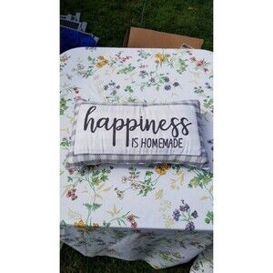 Happiness is homemade pillow